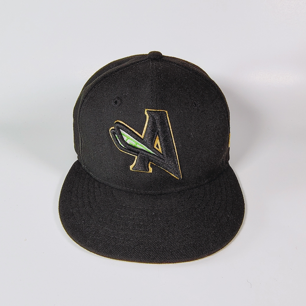 New Era Augusta Green Jackets Black 59FIFTY Cap